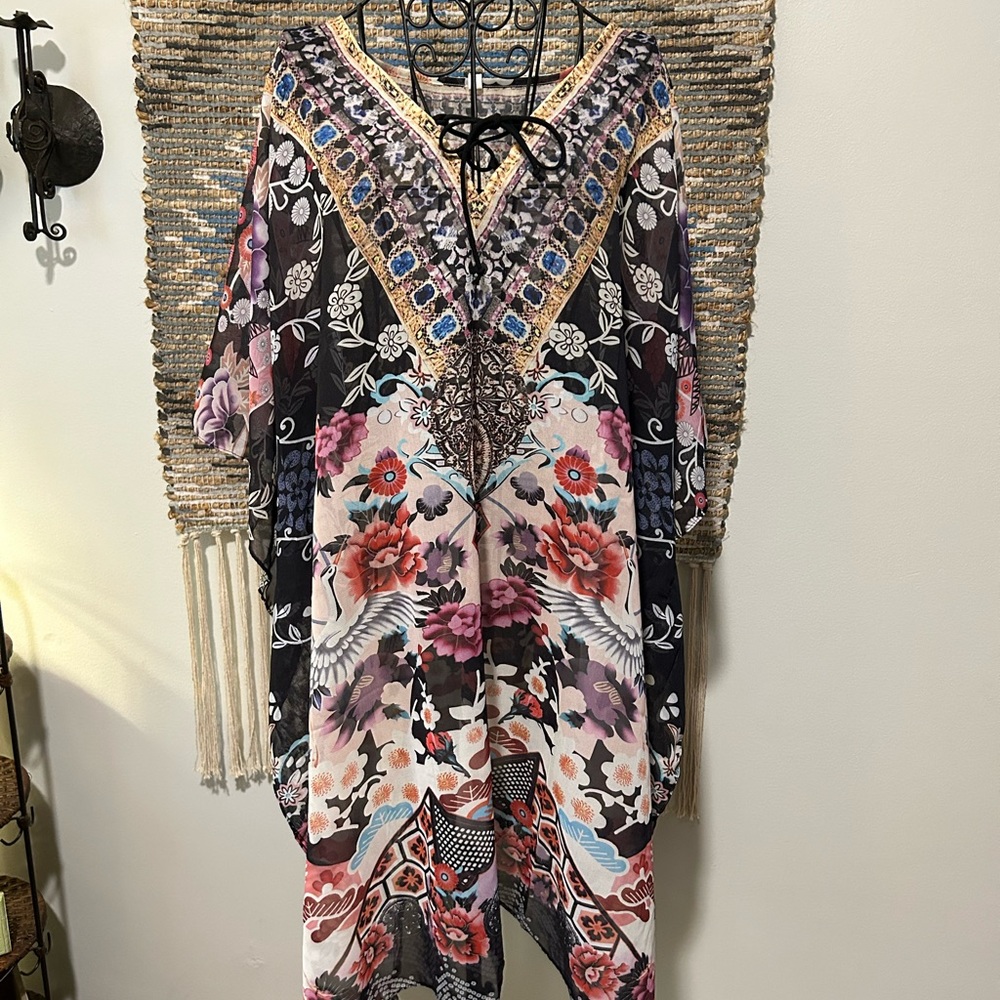 Floral Bathing Suit Cover Up